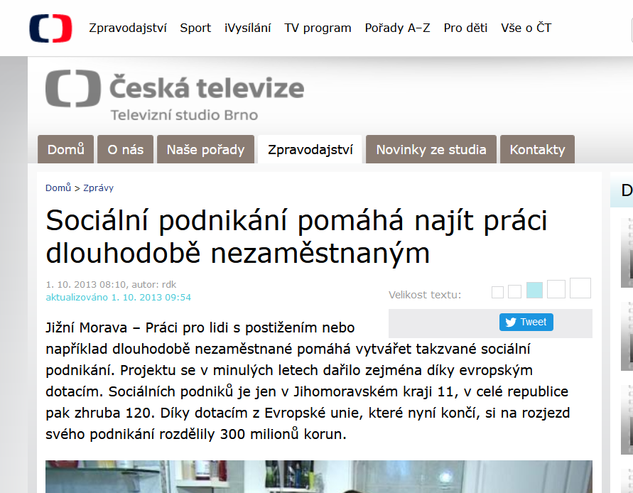 DOJELA ZA NÁMI ČESKÁ TELEVIZE - ROZHOVOR