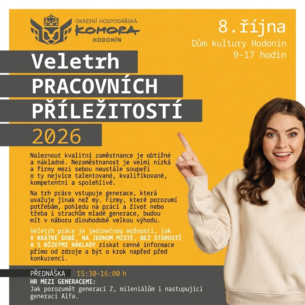 Veletrh pracovních příležitostí 8. října 2026
